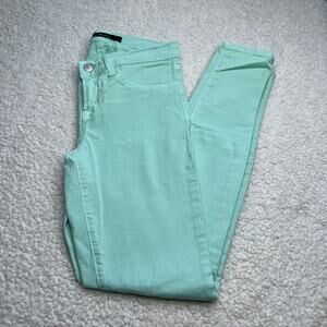 J.Brand Teal Denim Straight Leg Jeans 27"